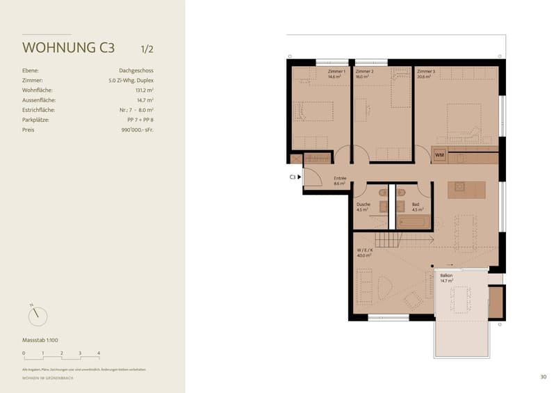 C3: Exklusive 5-Zimmer-Maisonette-Wohnung im Neubau in Scheuren (9)