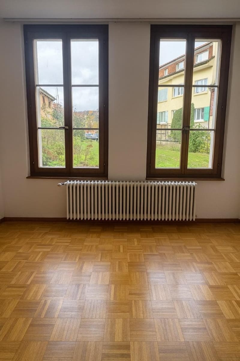 Appartement de caractère rénové – 5.5 pièces, jardin privatif et deux terrasses à Moudon (3)