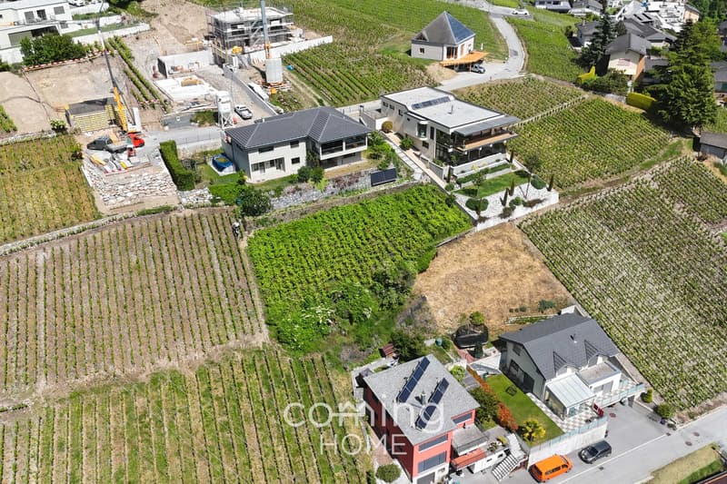Sonnige Bauparzelle in Leuk mit herrlicher Aussicht - vollständig erschlossen (4)