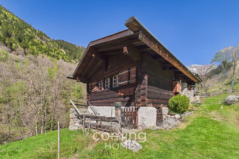 Charmantes Chalet mit Nebengebäude im idyllischen Fieschertal (2)