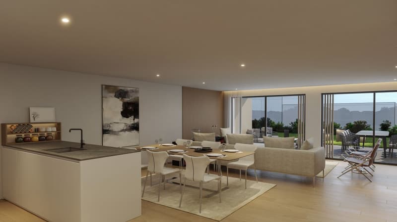 Modernster Wohnkomfort auf 4.5 Zimmern mit Garten, Terrasse, Balkon & Master Bedroom (6)