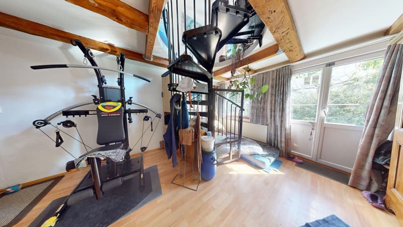Charaktervolles Dorfhaus mit Einliegerwohnung, Saunalandschaft & Weitblick-Terrasse (17)