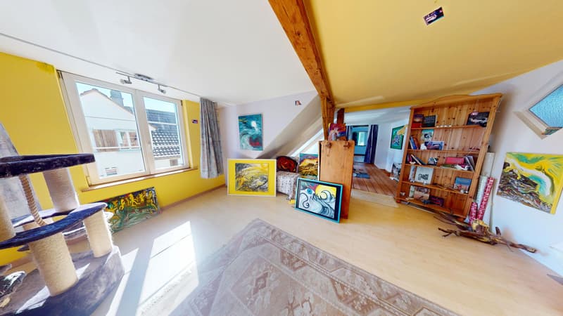 Charaktervolles Dorfhaus mit Einliegerwohnung, Saunalandschaft & Weitblick-Terrasse (10)