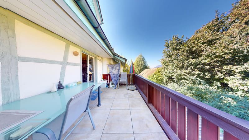 Charaktervolles Dorfhaus mit Einliegerwohnung, Saunalandschaft & Weitblick-Terrasse (5)