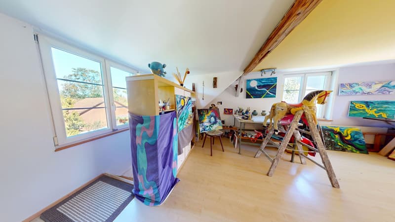 Charaktervolles Dorfhaus mit Einliegerwohnung, Saunalandschaft & Weitblick-Terrasse (15)