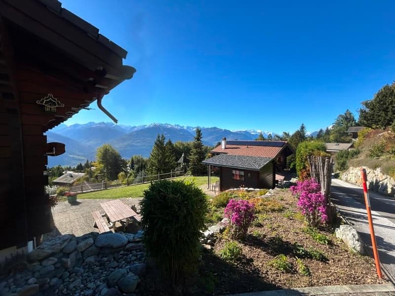Chalet de montagne à Arbaz – 4 pièces avec vue panoramique (12)