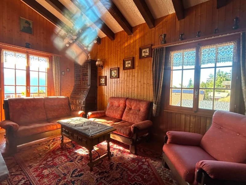 Chalet de montagne à Arbaz – 4 pièces avec vue panoramique (3)