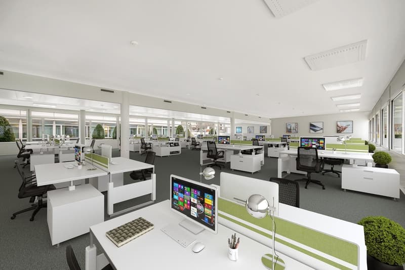 Moderne Bürofläche mit Terrasse in Kloten, auch in zwei Einheiten mietbar (2)