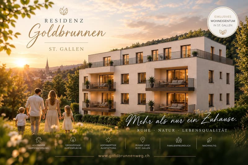 Familienparadies: Moderne 4.5-Zimmer-Gartenwohnung in St. Gallen (1)