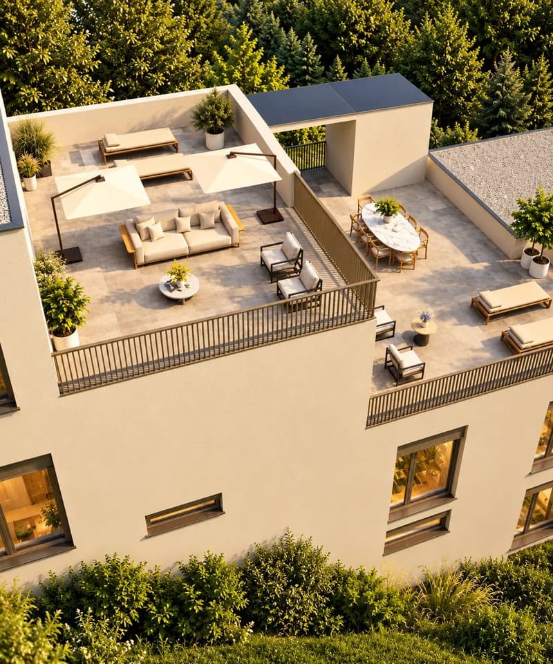 Neubauprojekt "Terra" 4.5-Zimmer-Terrassenhaus A, B und C mit Aussicht in Rieden kaufen (4)
