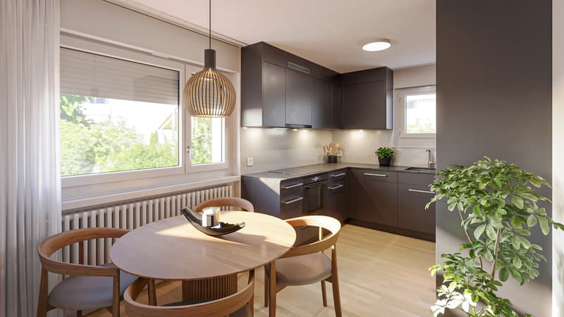 Visu: Küche 3.5-Zimmerwohnung