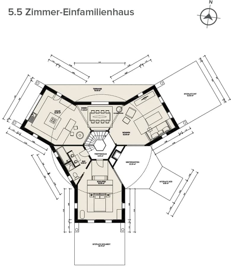Freistehendes Architektenhaus mit integriertem 1.5 Zimmer Studio (13)