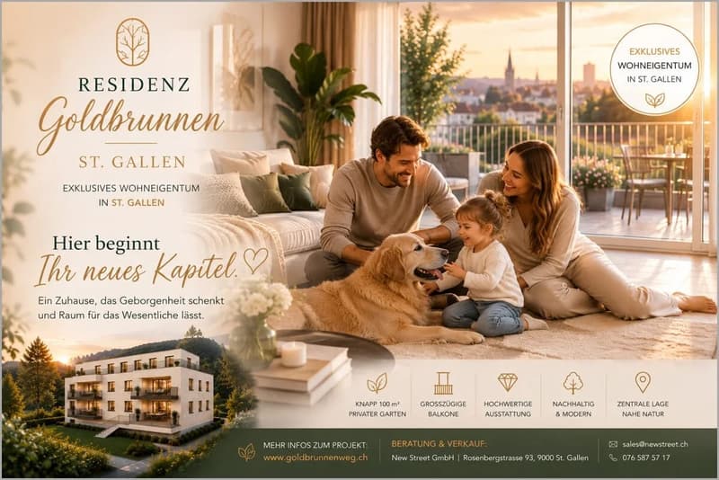 Über den Dächern von St. Gallen - Wohnen mit Weitblick (1)