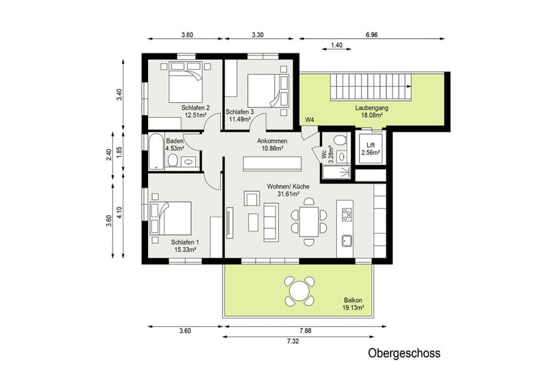 3.5-Zimmer-Wohnung mit Balkon im Minergie-P-Neubau Laufental40 (10)