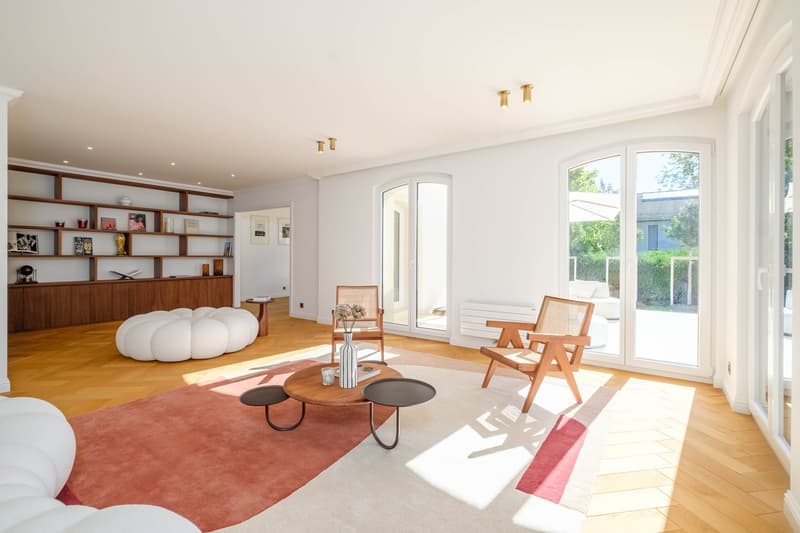 Co-exclusivité – Cologny, villa rénovée 362 m², piscine, sans vis-à-vis (6)