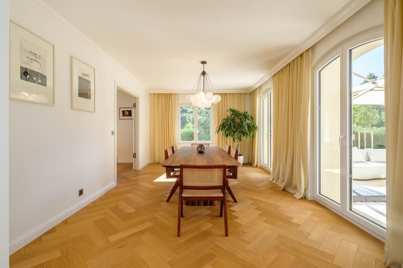 Co-exclusivité – Cologny, villa rénovée 362 m², piscine, sans vis-à-vis (7)