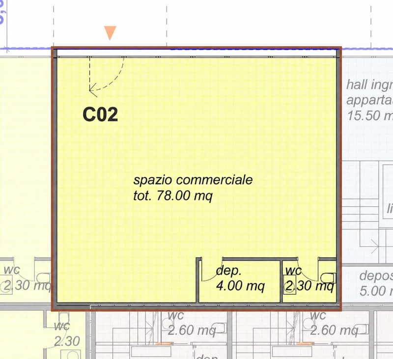 Spazio commerciale moderno di 85 m² sulla Via Cantonale a Contone (7)