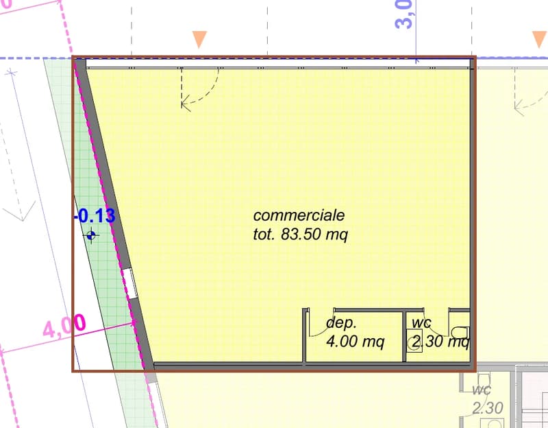 Spazio commerciale moderno di 90 m² sulla Via Cantonale a Contone (6)
