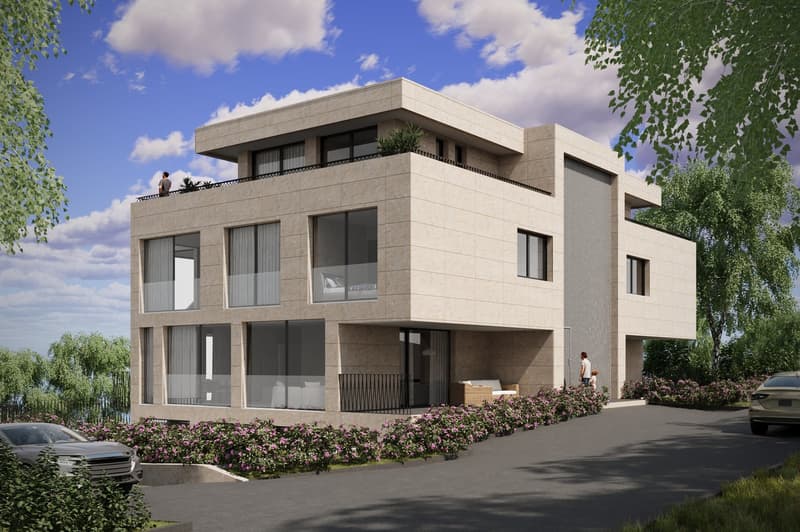 Wohnen auf zwei Ebenen mit eigenem Garten in Oberwil BL (1)