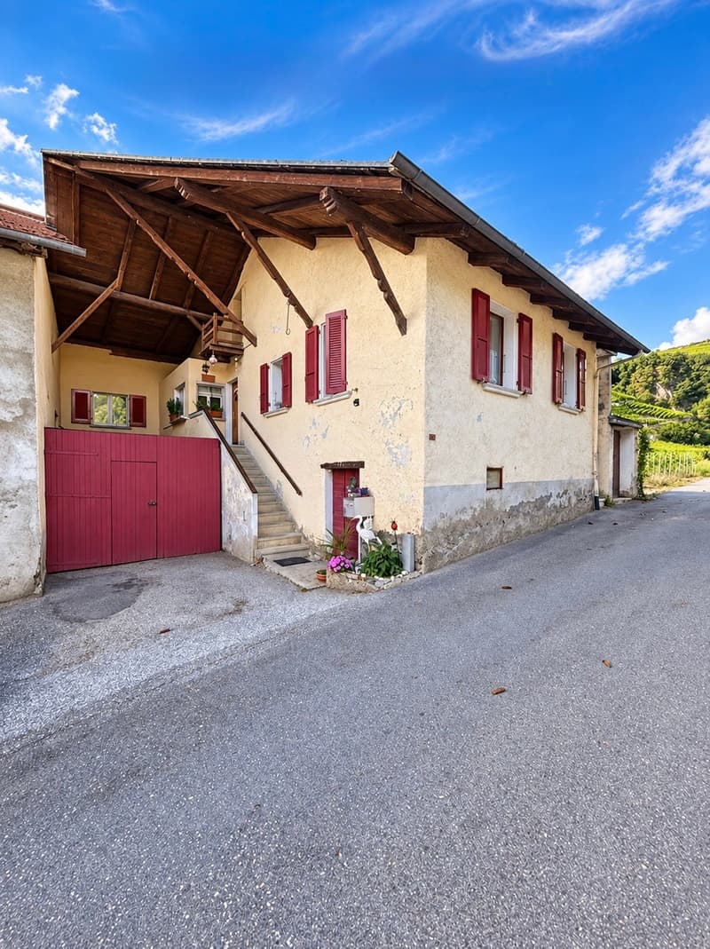 Maison villageoise à rénover avec grange (1)