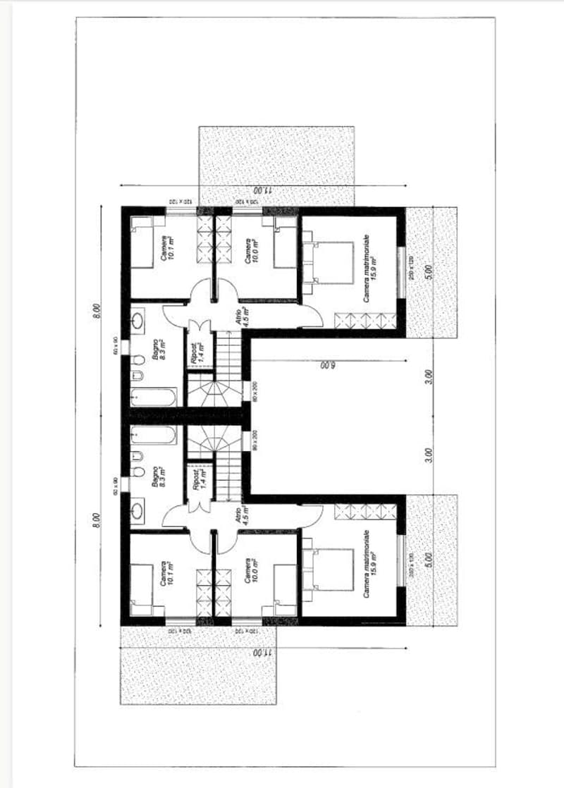 terreno con progetto approvato - splendide case unifamiliari a Camignolo (4)