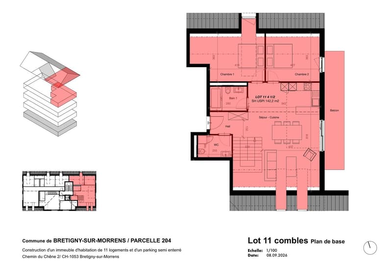 Duplex moderne de 4.5 pièces à Bretigny-sur-Morrens (12)