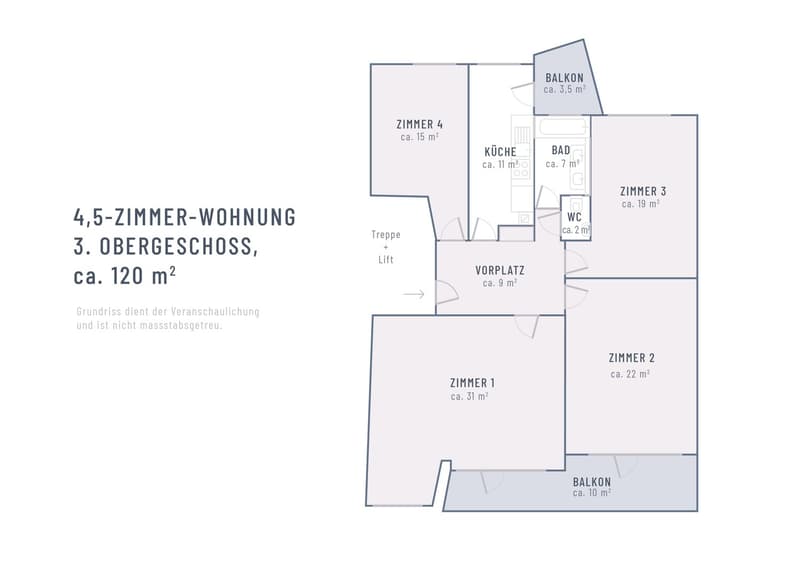 Zwischen Baumkronen und Rhein – 4.5 Zimmer auf ca. 120 m² (4)