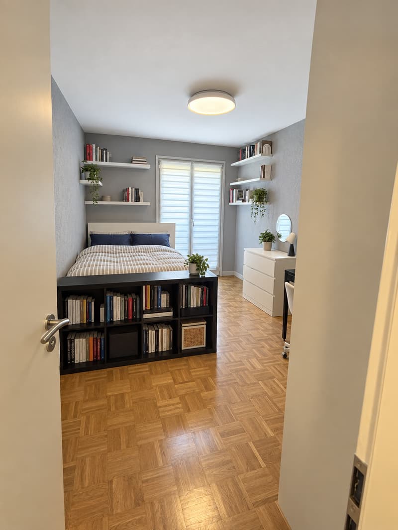 Duplex lumineux de 6 pièces avec mezzanine et balcon à Satigny (12)