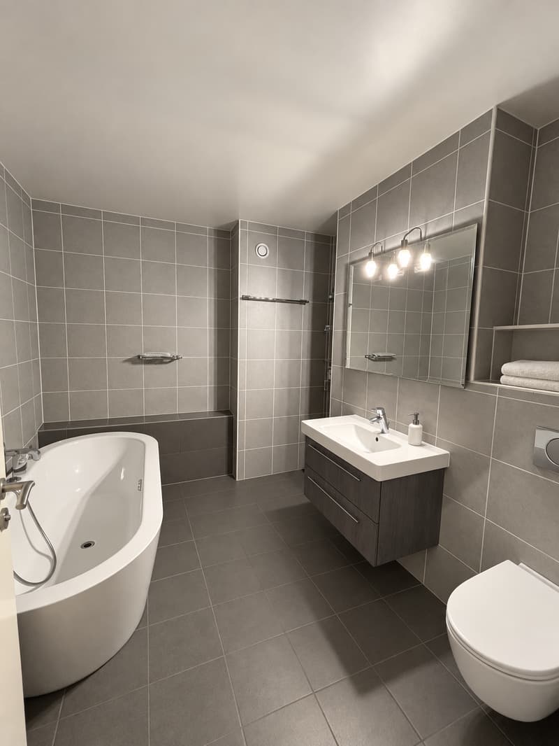 Duplex lumineux de 6 pièces avec mezzanine et balcon à Satigny (5)
