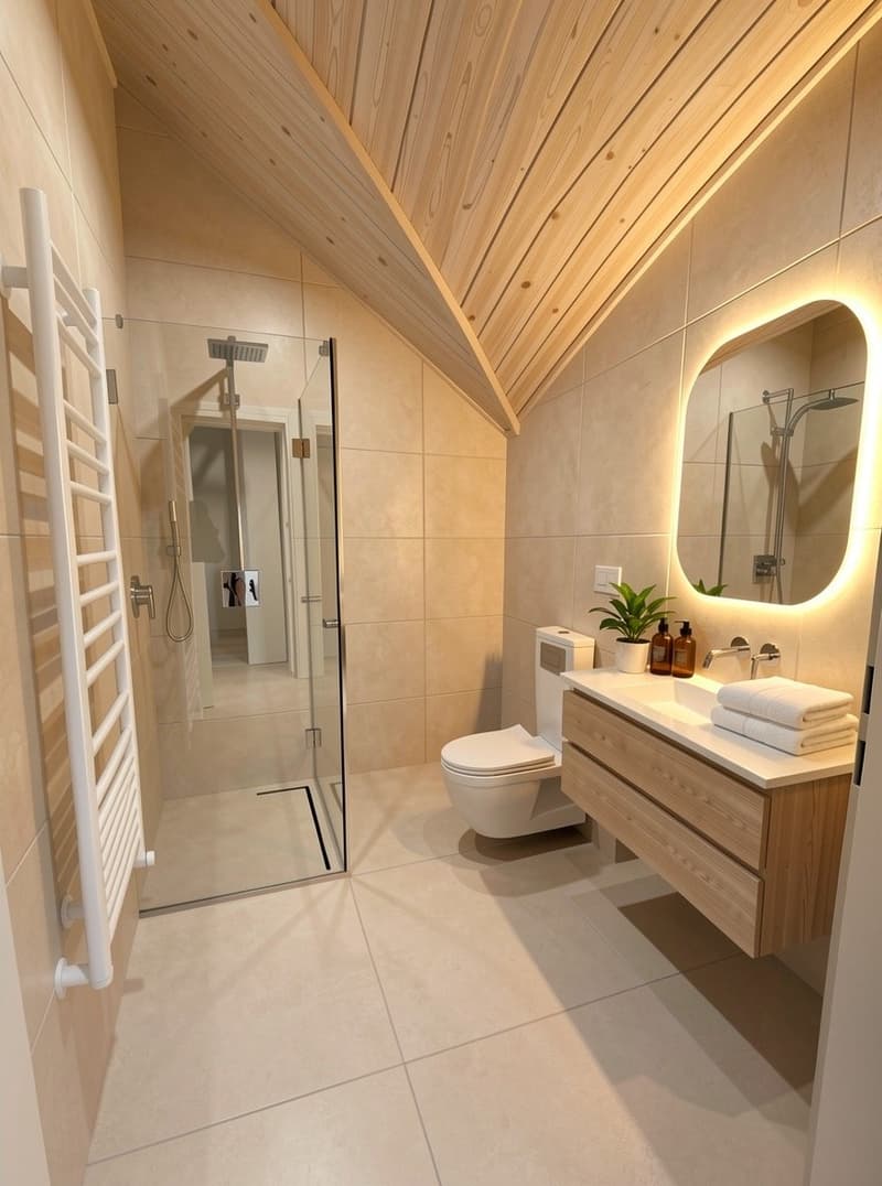 Vermietung auf Zeit: neue 1.5-Zimmer-Dachwohnung mit viel Holz und Balkon (6)