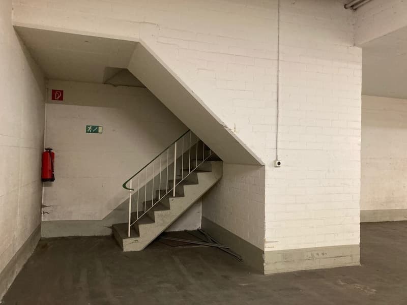 Brandschutztreppe frei halten