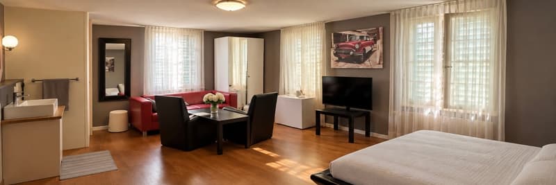 Möbliertes Studio nähe Autobahn und Bahnhof ab 3 Monaten mietbar (1)