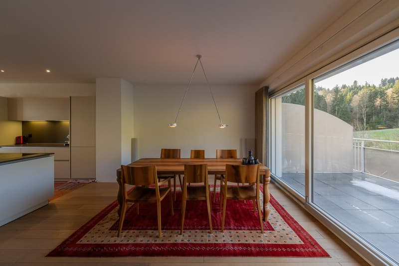 Aussergewöhnlich grosszügige 3.5-Zimmerwohnung mit 120 m², grosser Terrasse & 2 TG-Plätzen (5)