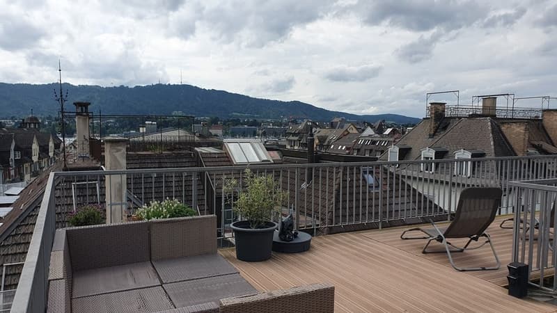 Ausblick Dachterrasse