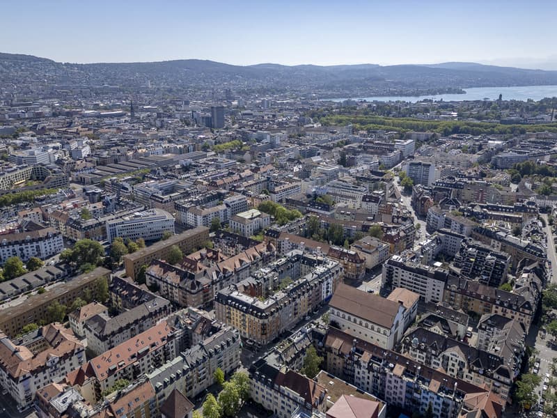 Luftaufnahme Quartier
