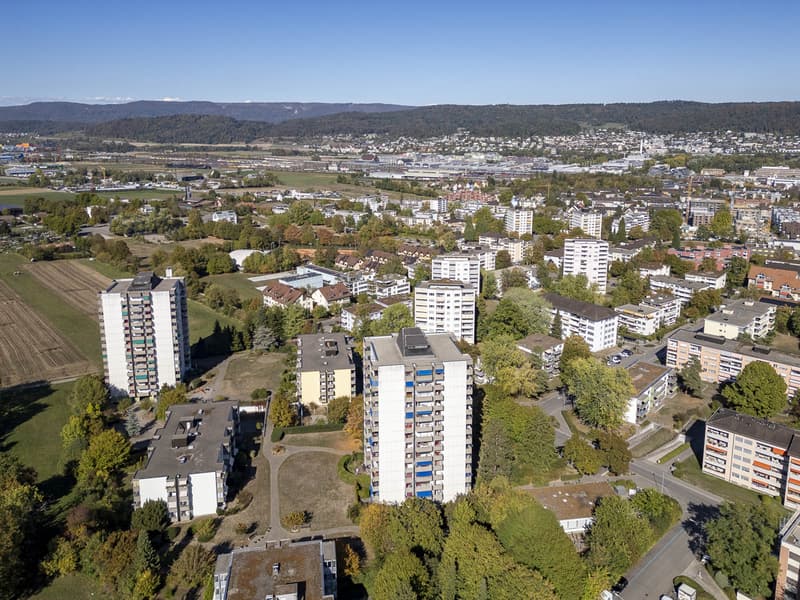 Luftaufnahme Überbauung