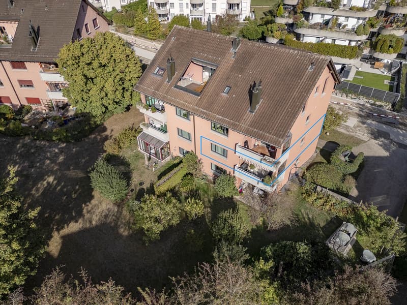 Luftaufnahme Überbauung