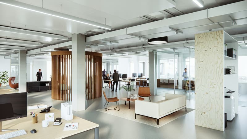 500 m2 neuwertige, gekühlte Bürofläche mit direktem Blick aufs Fluggeschehen (1)