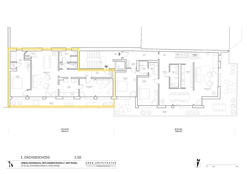 Romanticismo renano: la tua nuova casa nel cuore di Basilea - appartamento a maisonette 4,5 (9)