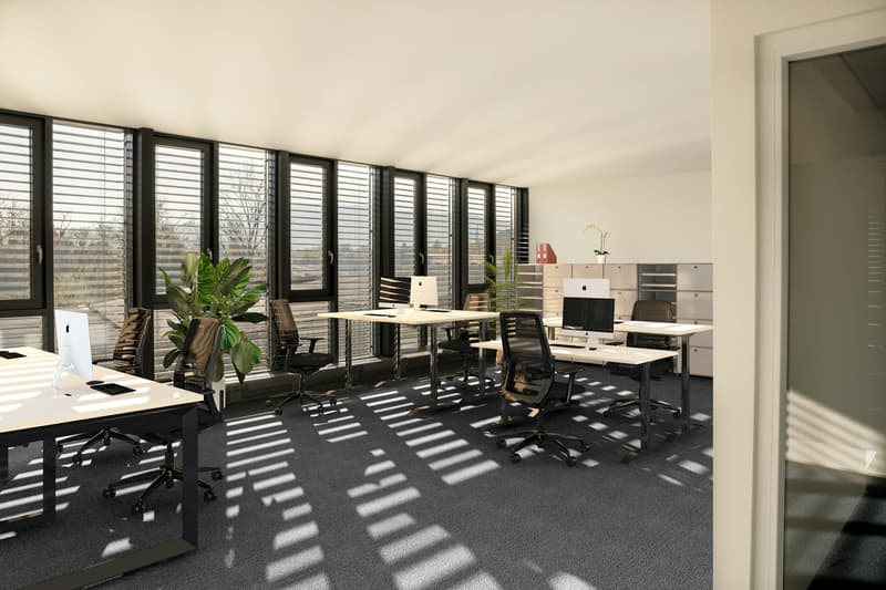 Büro mit Möbel