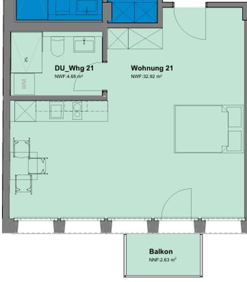Moderne Neubauwohnung nahe See & Stadtzentrum (6)