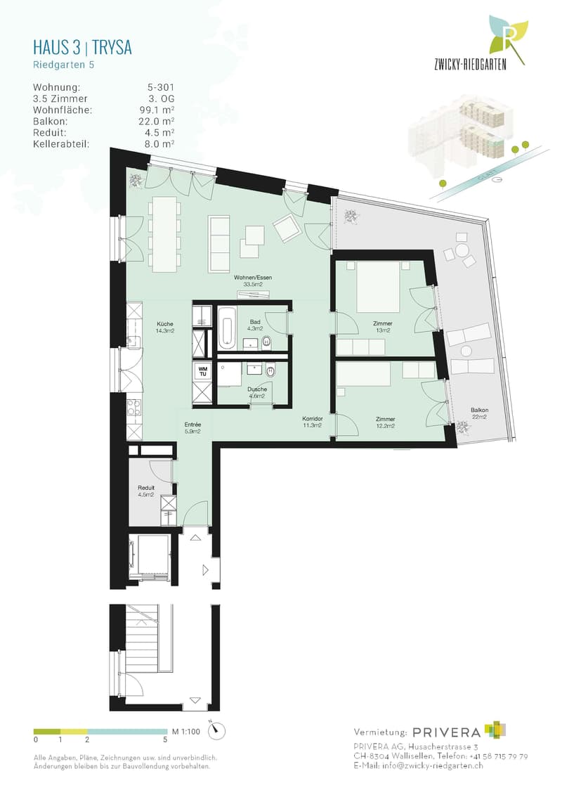 Wohntraum im Riedgarten: 3.5 Zimmerwohnung mit Blick auf die Glatt (11)