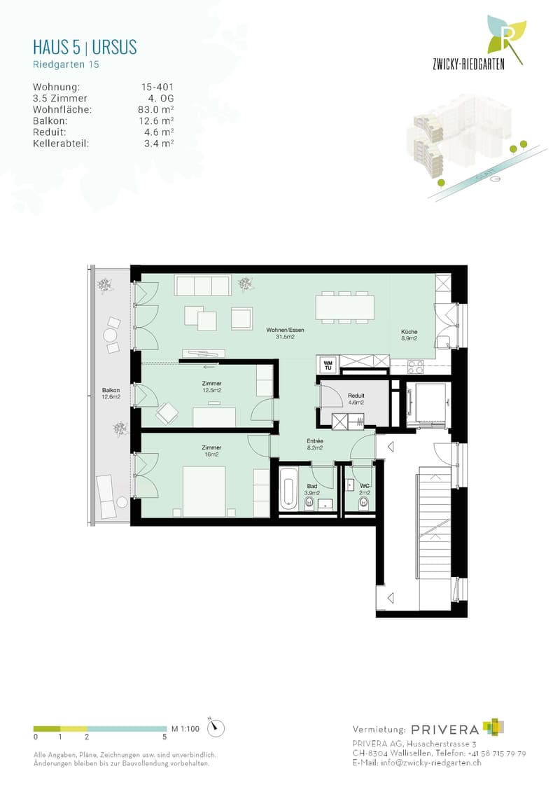 Ihr Wohntraum: 3,5ZimmerWohnung im Riedgarten (10)