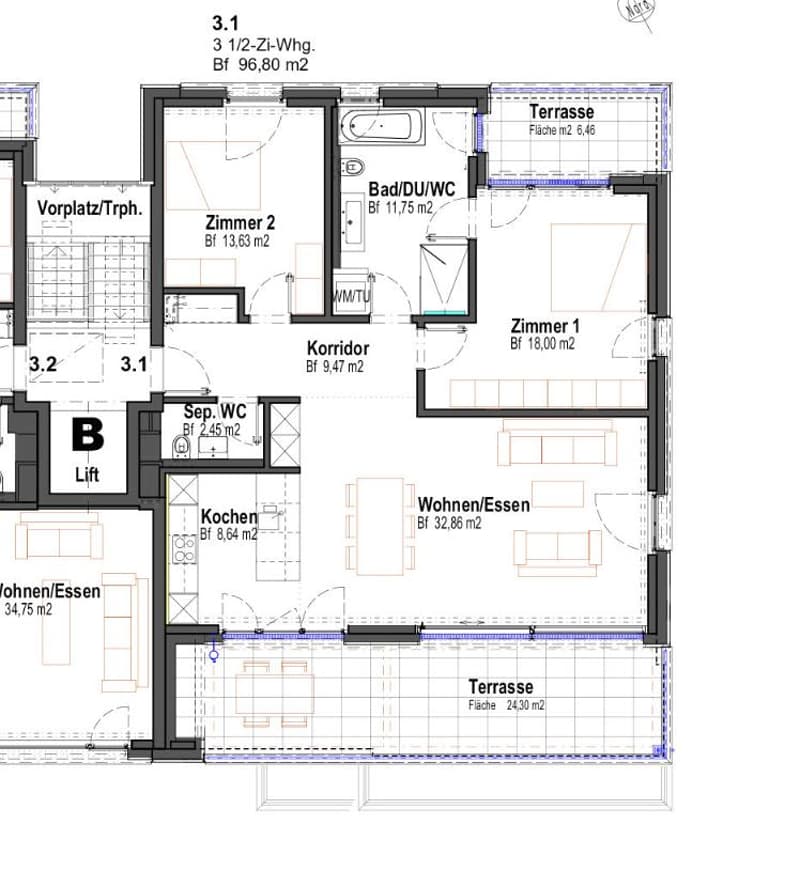 Wunderschöne, moderne Wohnung in Männedorf (7)