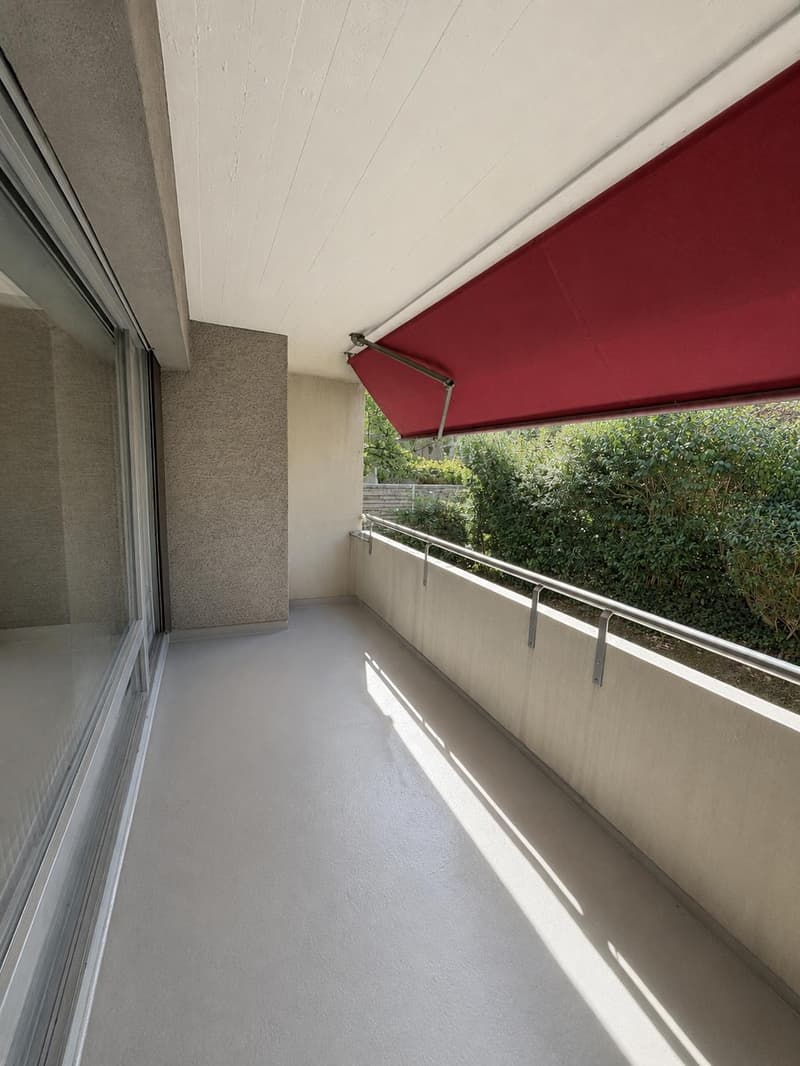 Attraktive 3-Zimmer-Wohnung mit grosszügigem Balkon und Blick ins Grüne (1)