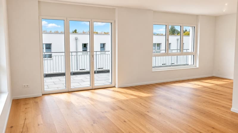Attraktive 3.5-Zimmer-Attikawohnung in ruhiger Lage mit schöner Aussicht (3)