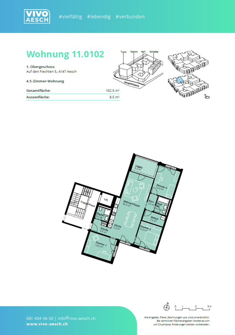 11.0102 / 2.5-Zimmer-Wohnung / Hof (8)