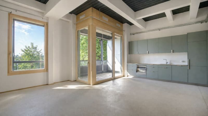 Spacious maisonette apartment on the Rhine with industrial charm (4)