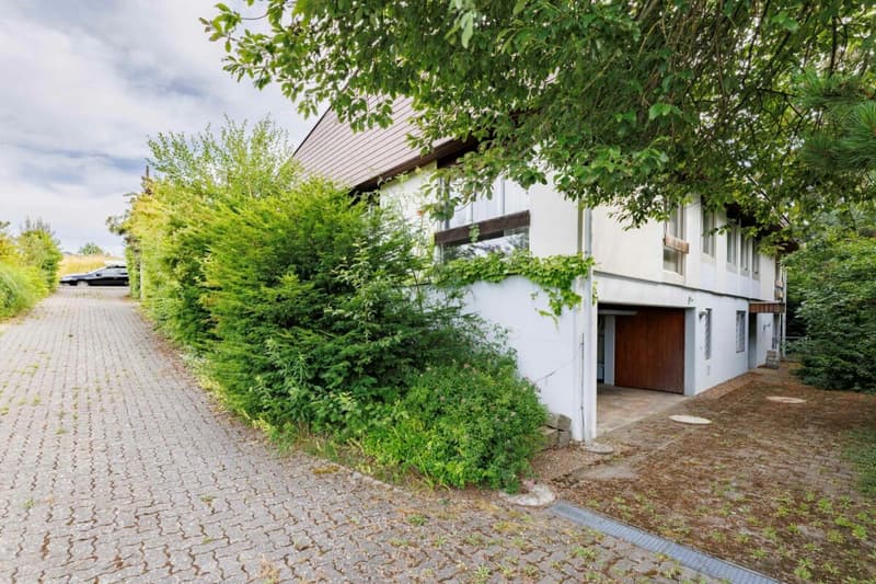 Private Abfahrt zur Doppelgarage