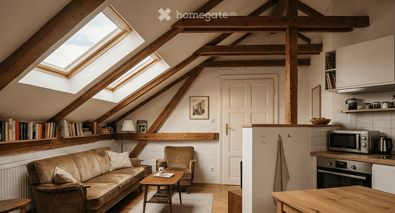 Charming 1.5-Room Attic Apartment for Sale in the Heart of Winterthur (1)